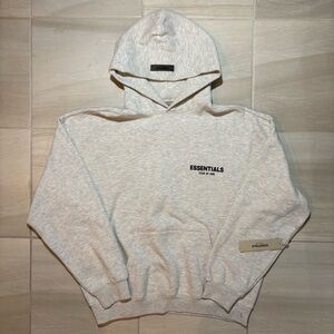 Essentials Fear of God light oatmeal Hoodie